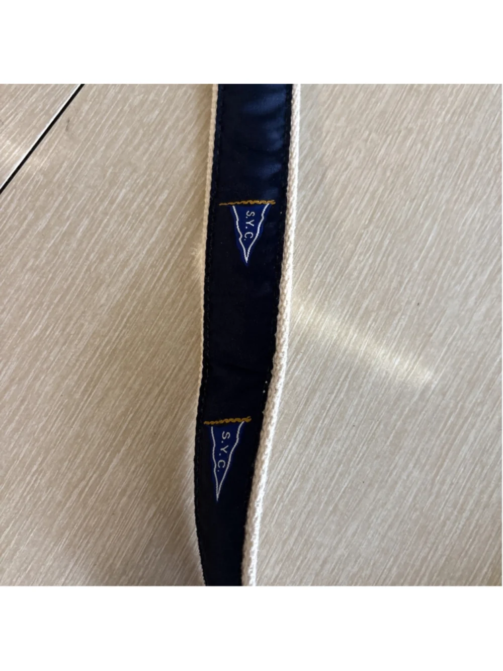Classic Boys 28” Ribbon Belt Southern Yacht Club Logo New Orleans 1183